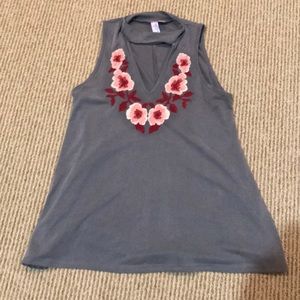 Gray tank top size XS